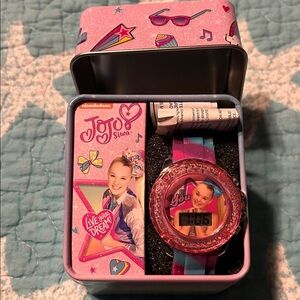Nickelodeon JoJo Siwa Pink Star Tin Box